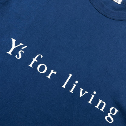 Vintage 90s Yohji Yamamoto Long Sleeve T Shirt Size S | Small, Navy