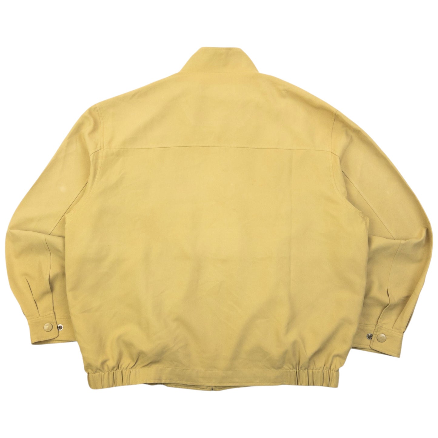 Vintage 90s YSL Yves Saint Laurent Harrington Jacket Size M | Medium, Beige