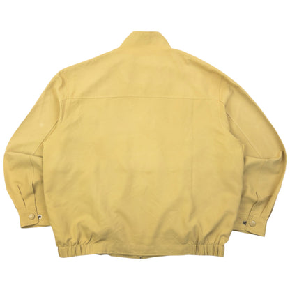 Vintage 90s YSL Yves Saint Laurent Harrington Jacket Size M | Medium, Beige