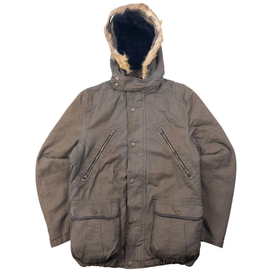 Vintage 2000s PPFM Fleece Lined Cargo Jacket Size M