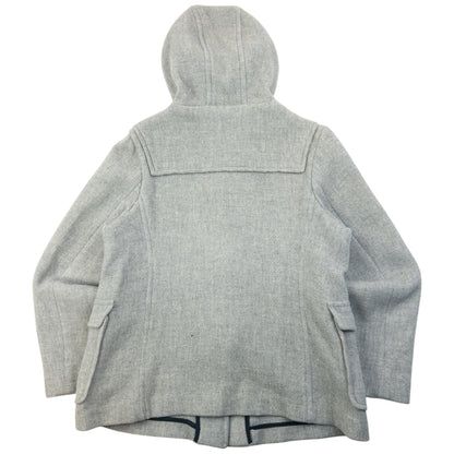 Vintage 2000s Burberry Wool Duffle Jacket Womens Size L | O/S, Grey