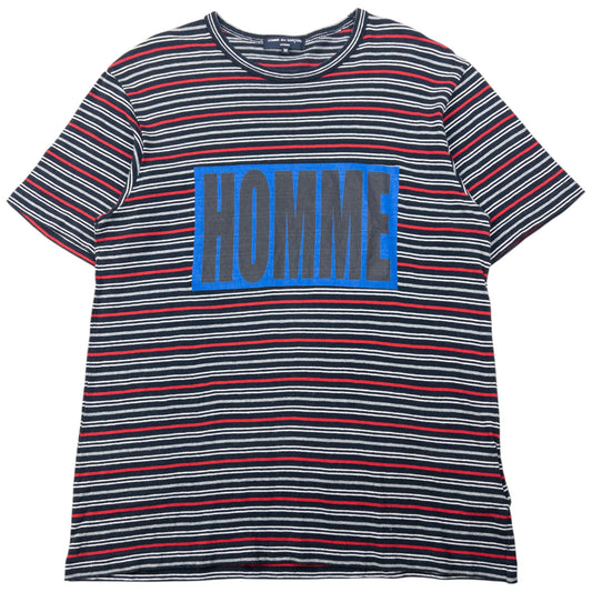 Vintage Comme Des Garçons HOMME Striped T Shirt Size M