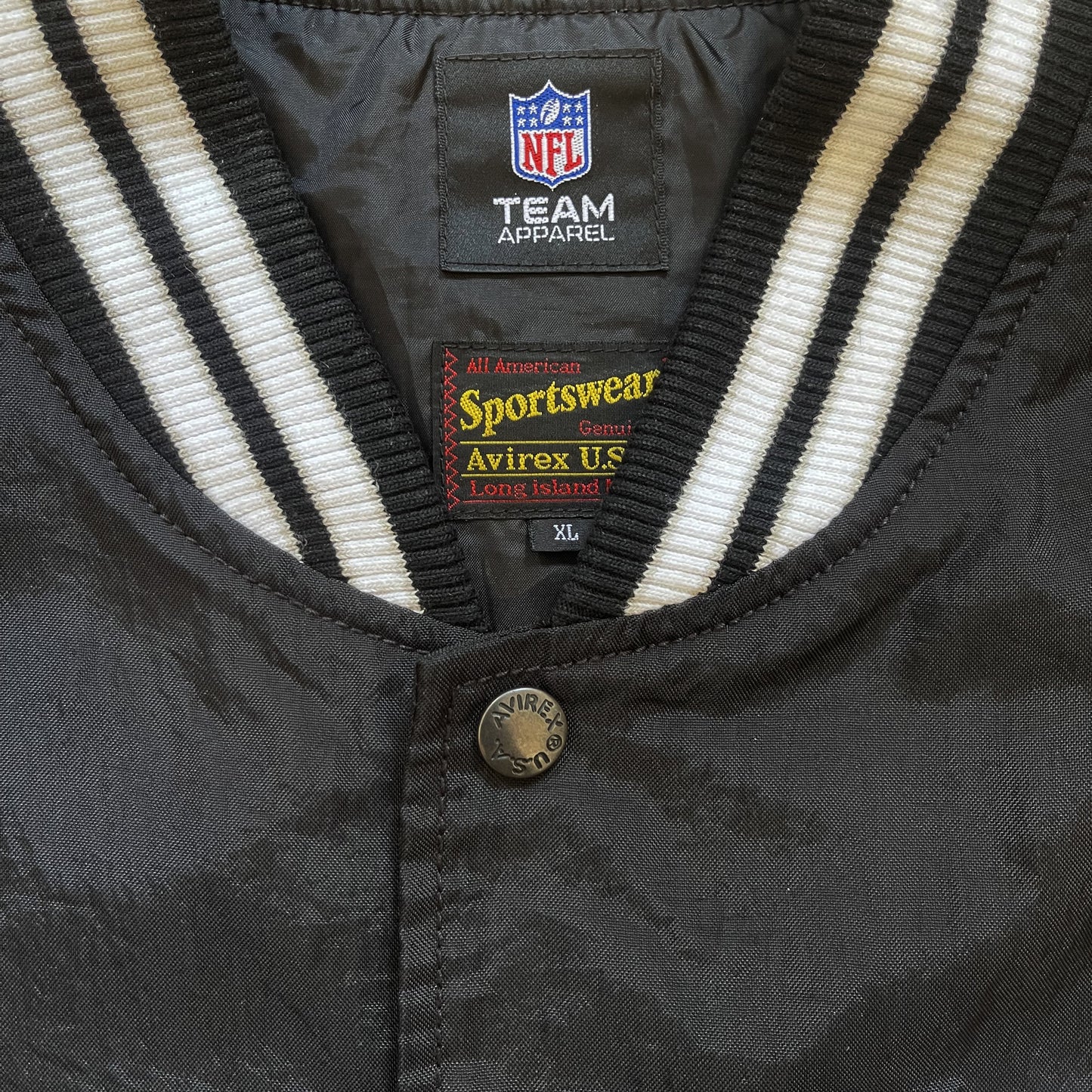 Avirex x Raiders NFL Varsity Bomber Jacket - XL