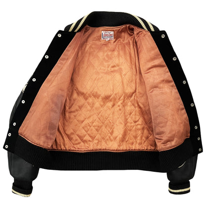 Style Eyes 'Iron Stars' Varsity Jacket - L