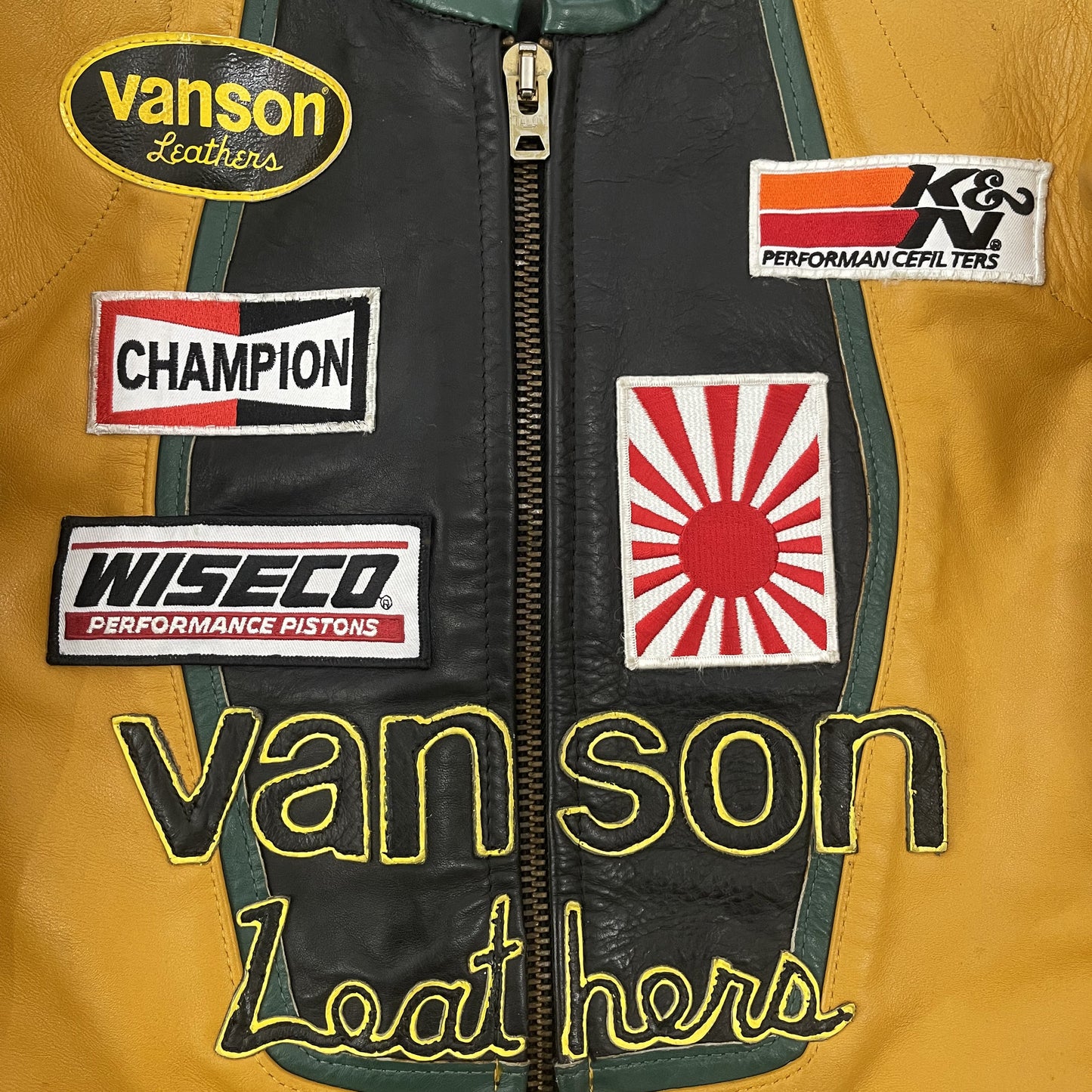 Vanson Leathers One Star Motorcycle Racer Jacket Japan Exclusive - S