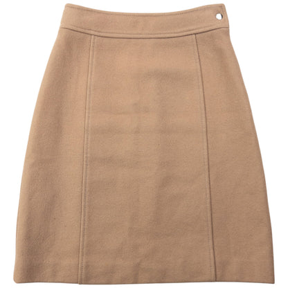 Vintage 1999 Miu Miu Wool Skirt Womens Size W22 | XS, Beige