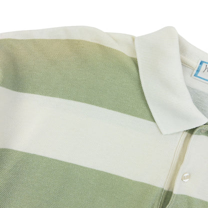 Vintage 80s YSL Yves Saint Laurent Long Sleeve Polo Shirt Size M | Medium, Multicoloured