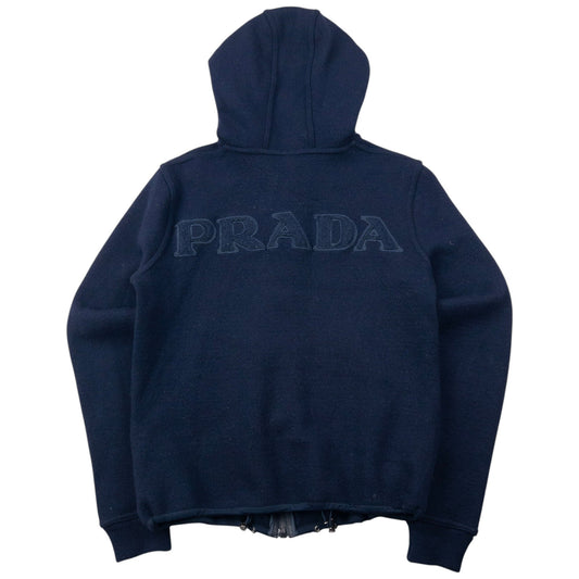Vintage 2000s Prada Sport Zip Up Hoodie Womens Size S
