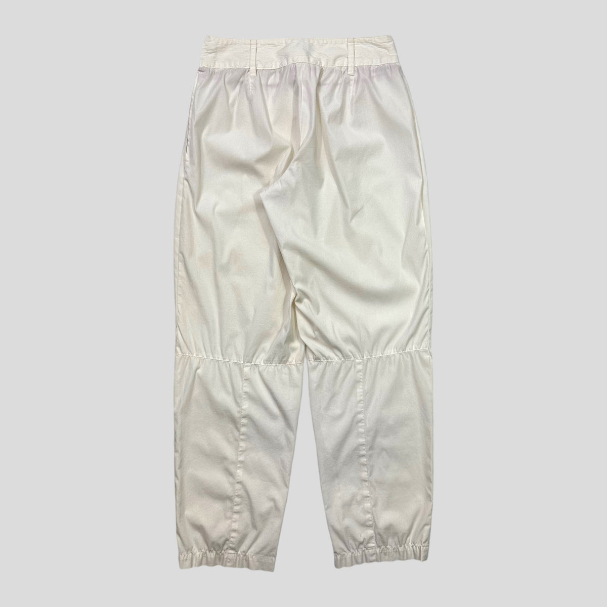 Prada Sport 00’s Linen Ponte Trousers - UK6-8 | O/S, White