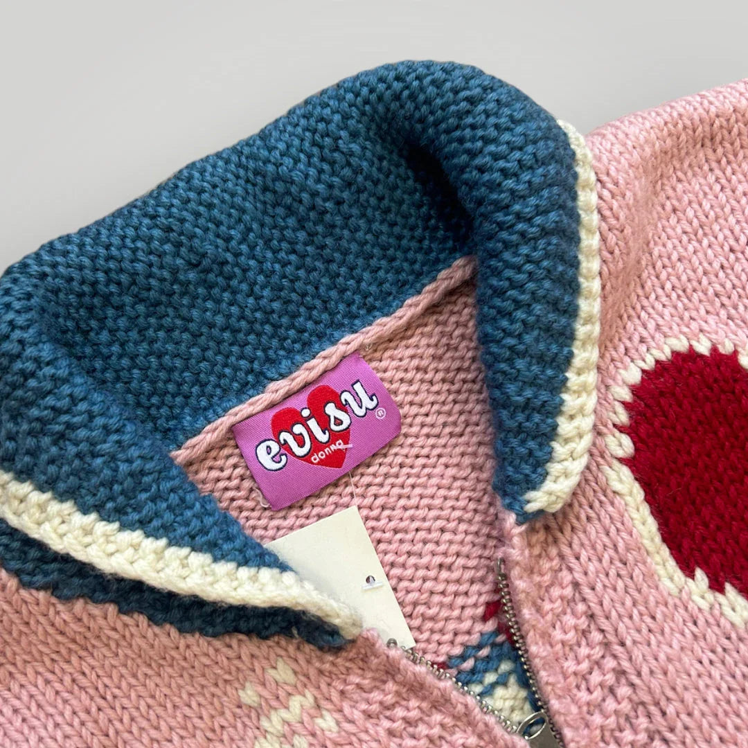 Evisu Donna Knitted Cardigan Cowichan M