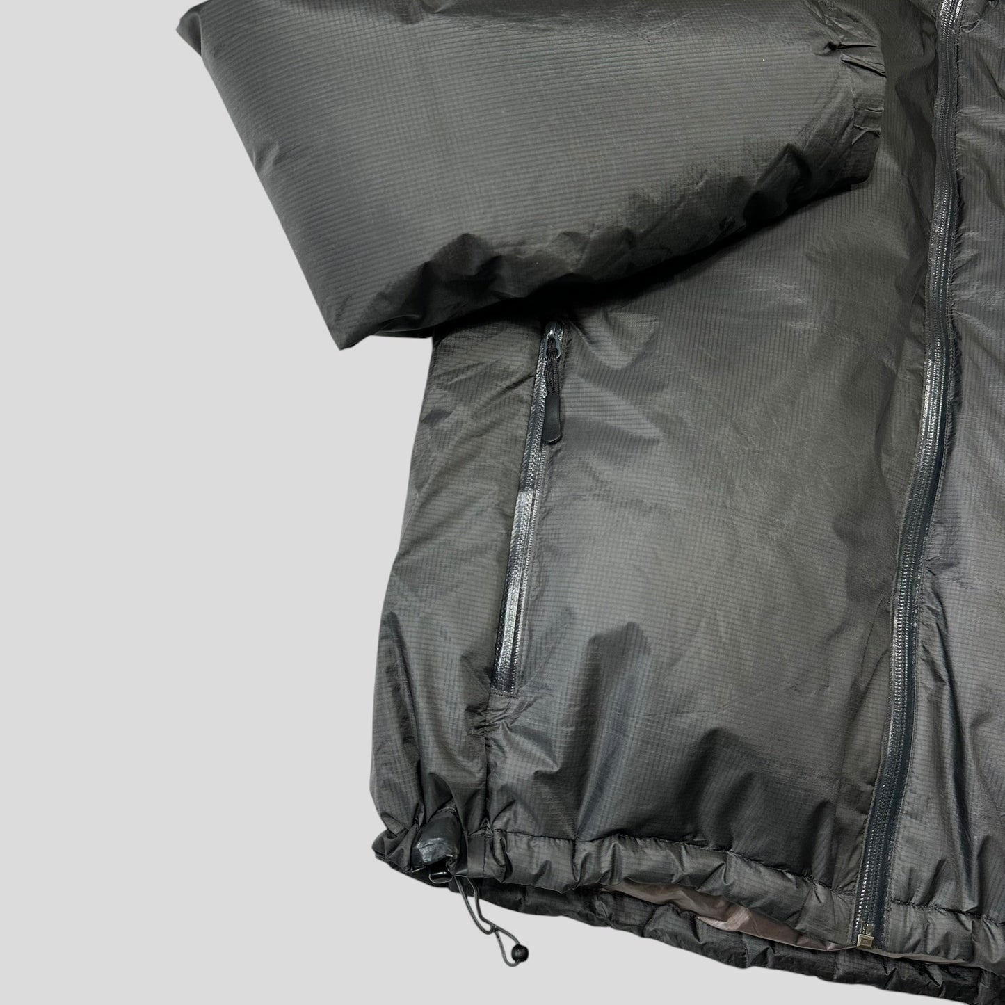 Montbell 00’s Goretex Ripstop Nylon Down Puffer Jacket - S/M | Default Title, Grey