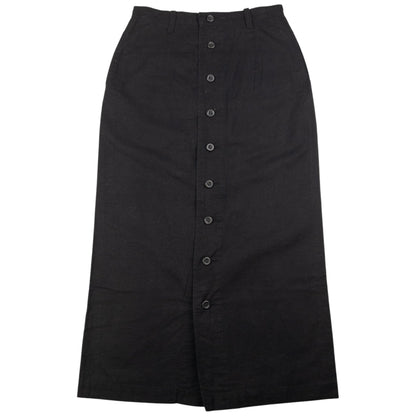 Vintage Plantation By Issey Miyake Full Button Midi Skirt Womens Size W27