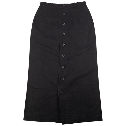 Vintage Plantation By Issey Miyake Full Button Midi Skirt Womens Size W27