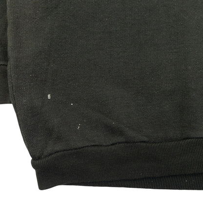 Vintage 80s YSL Yves Saint Laurent Embroidered Sweatshirt Size S | Small, Black