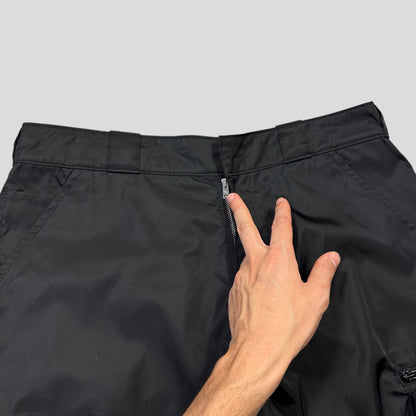 Prada 2023 Re-nylon Plaque Logo Bermuda Cargo Shorts - L