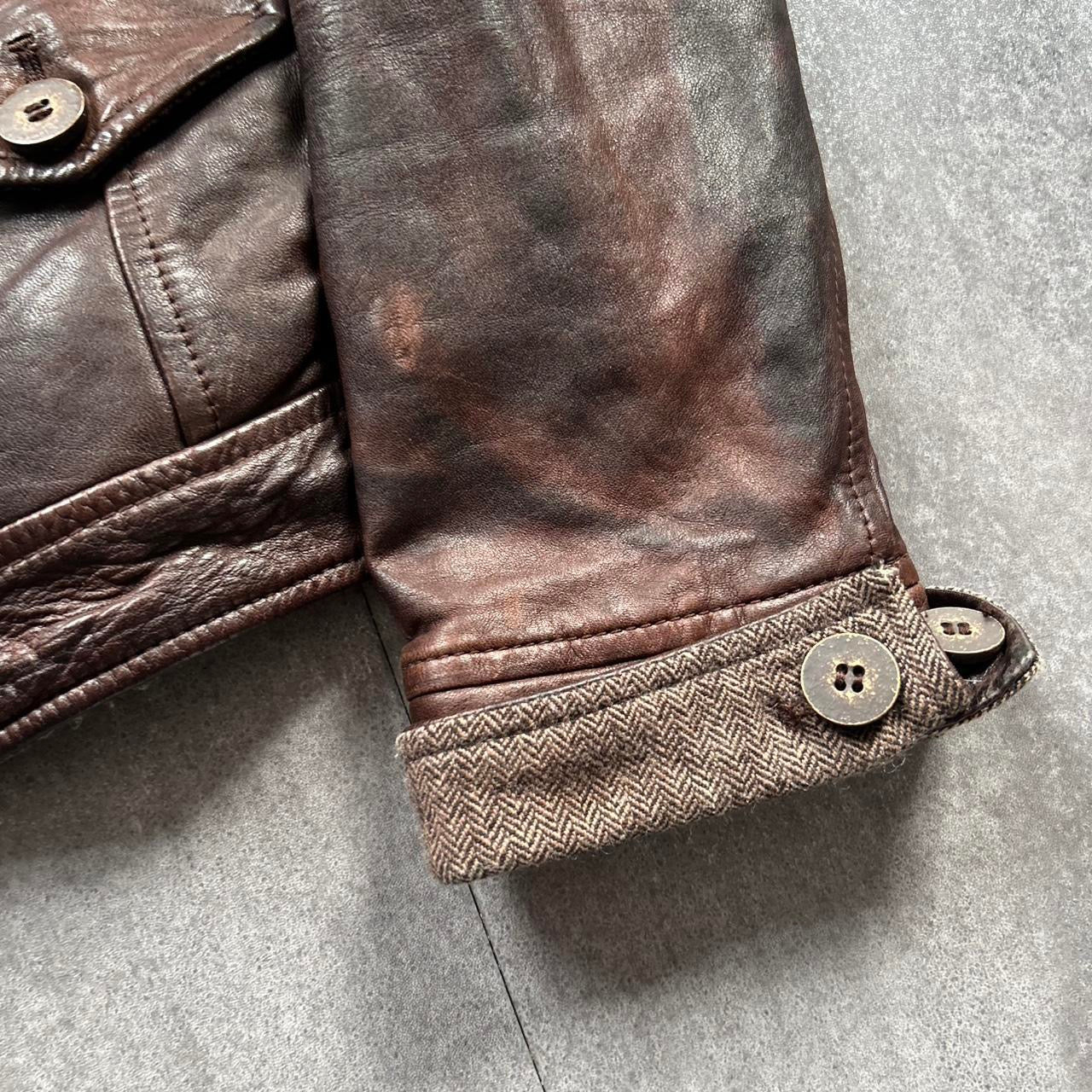 Vintage Leather Jacket | Brown, Brown