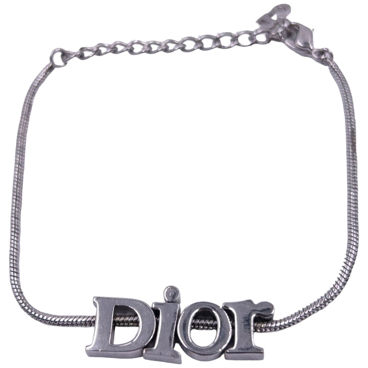 Vintage Dior Silver Charm Bracelet