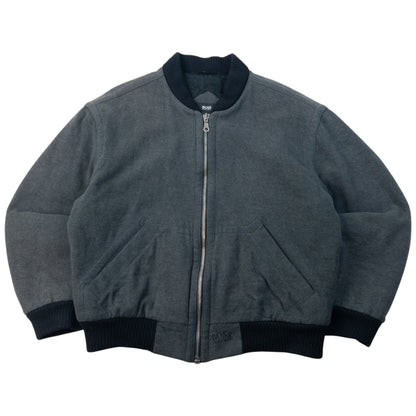 Vintage 90s Hugo Boss Cashmere Bomber Jacket Size L | Large, Multicoloured