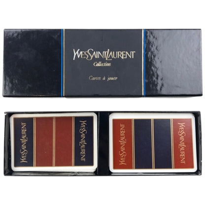 Vintage YSL Yves Saint Laurent Collection Playing Cards