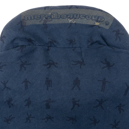Vintage 90s Mercibeaucoup By Issey Miyake Zip Up Sweatshirt Size M | Medium, Navy