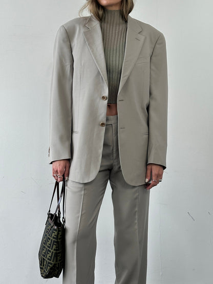 Armani Collezioni Pure Wool Single Breasted Suit - 40R/W30