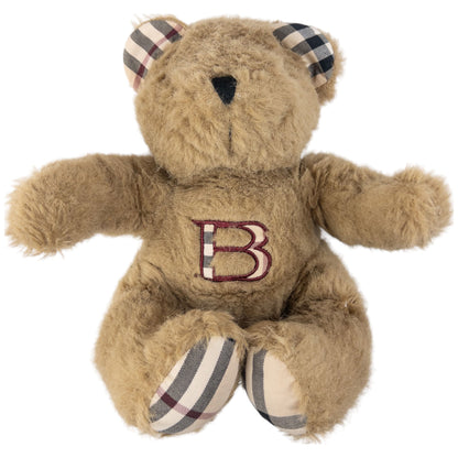 Vintage Burberry Embroidered Nova Check Teddy Bear