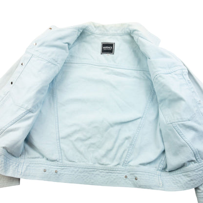 Vintage 90s Versace Jeans Couture Button Up Denim Jacket Size S | Small, Blue