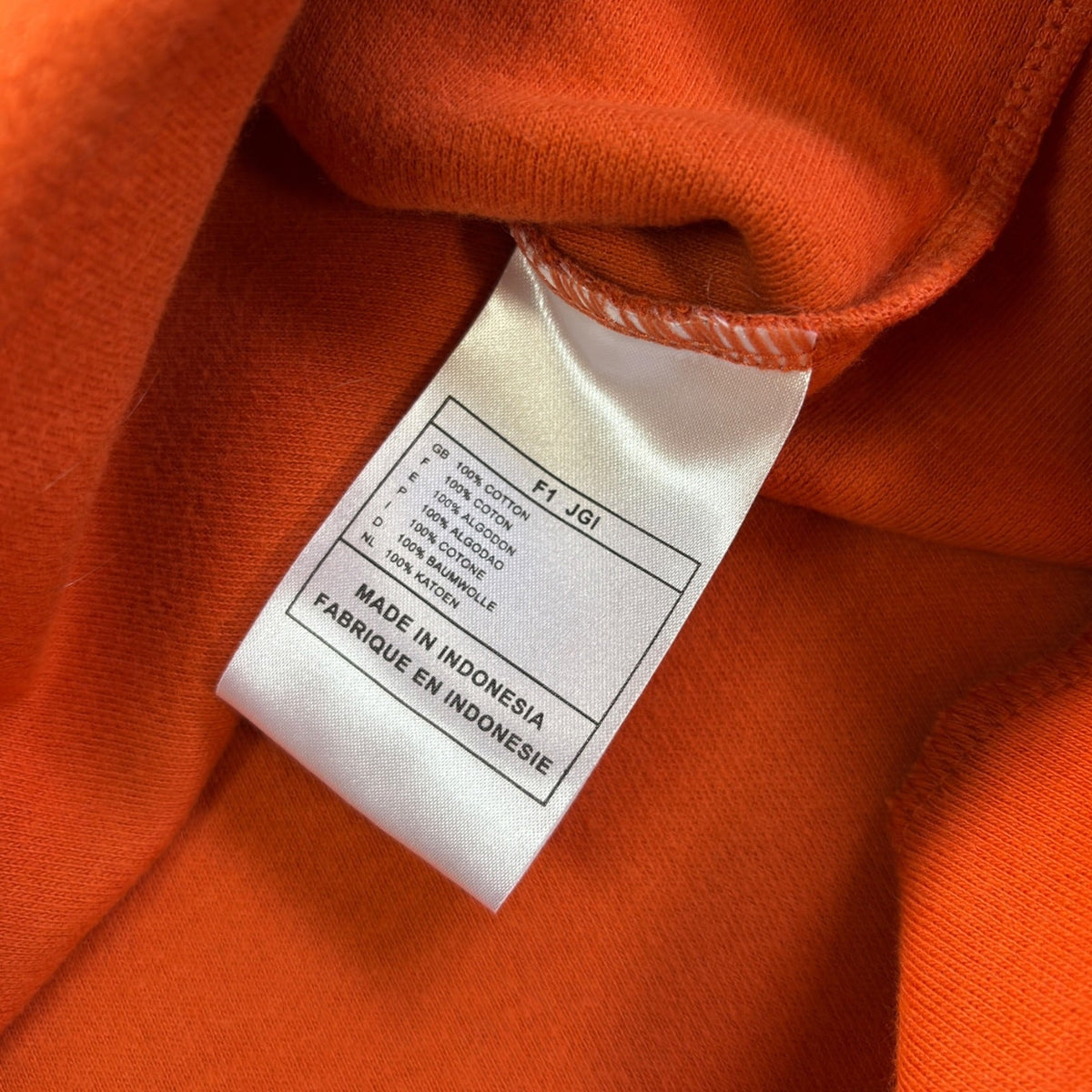 Nike Morse Cord / Urban 2001 Dual Pocket Sweatshirt S | Small, Orange