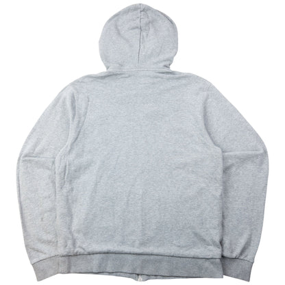 Vintage 2000s Stussy Troops Stripe Lined Zip Up Hoodie Size M | Medium, Grey