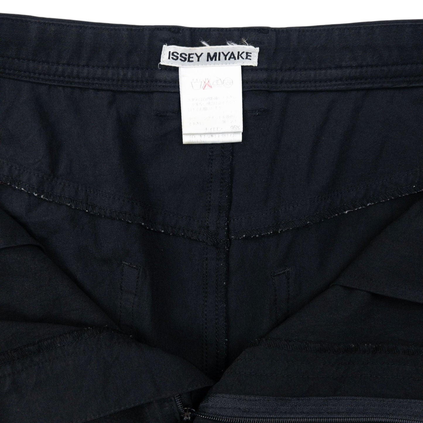 Vintage 90s Issey Miyake Midi Skirt Womens Size W30 | W30, Black