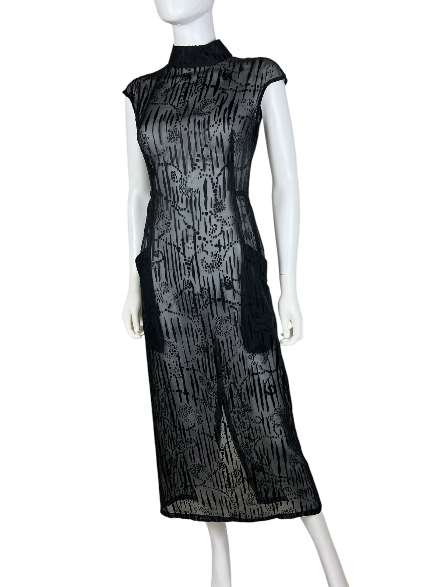 Yohji Yamamoto AW 1997 sheer dress