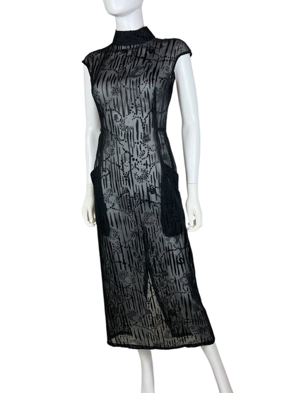 Yohji Yamamoto AW 1997 sheer dress