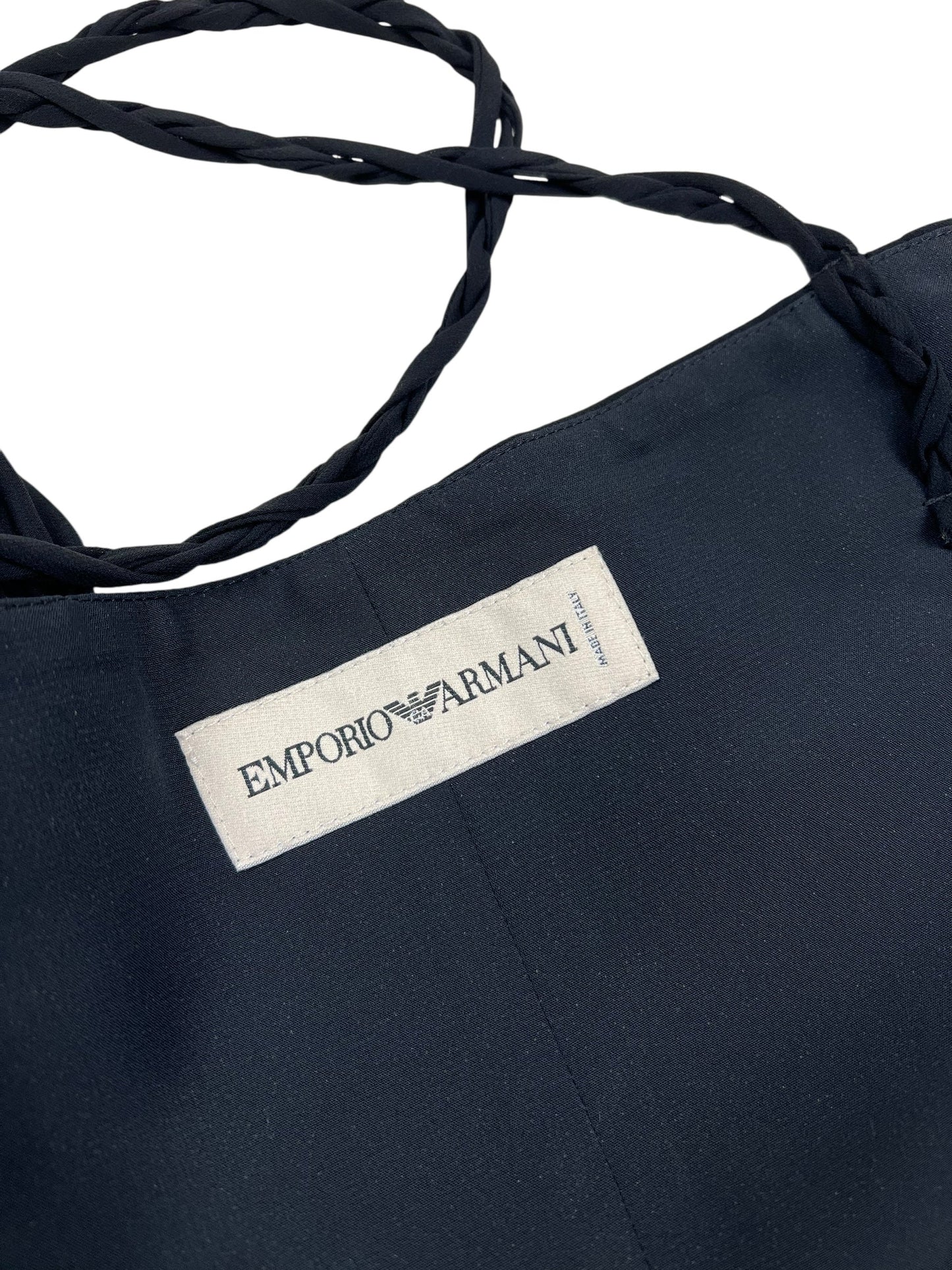 Emporio Armani pleat top | Black, Black