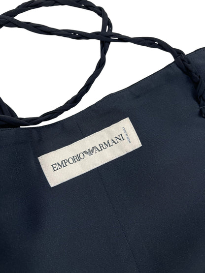 Emporio Armani pleat top | Black, Black