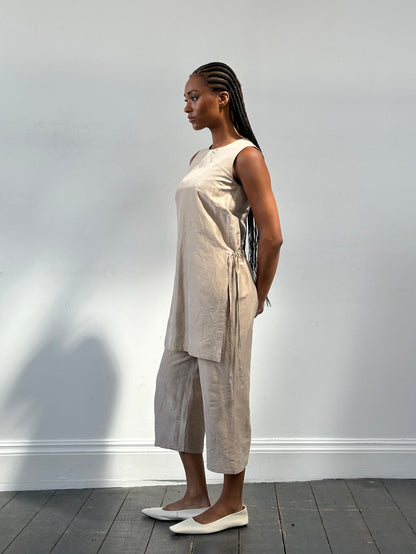 Max Mara ‘S Silk Layered Wide Leg Jumpsuit - S/M