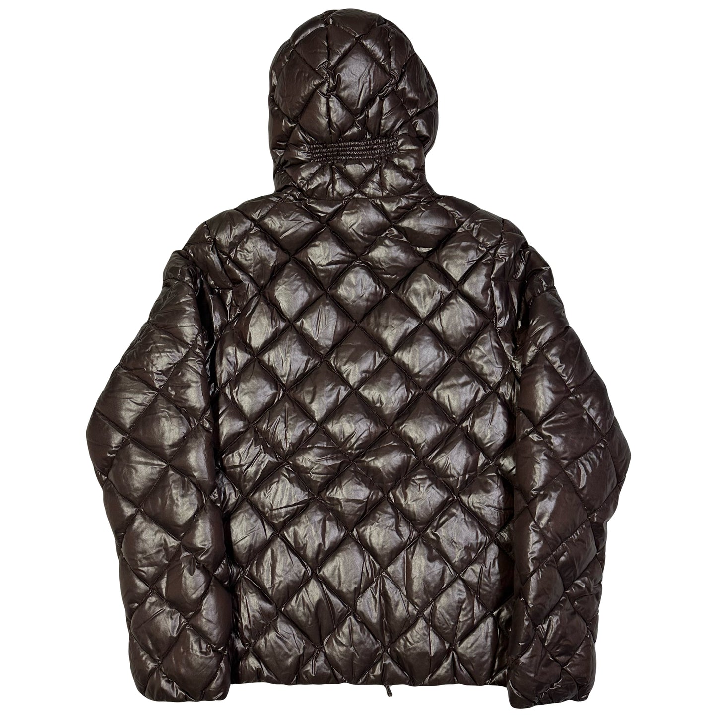 Duvetica Diamond Stitch Puffer Jacket In Brown ( S )
