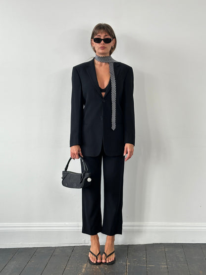 Emporio Armani 1990s Pure Wool Single Breasted Suit - 36R/W28