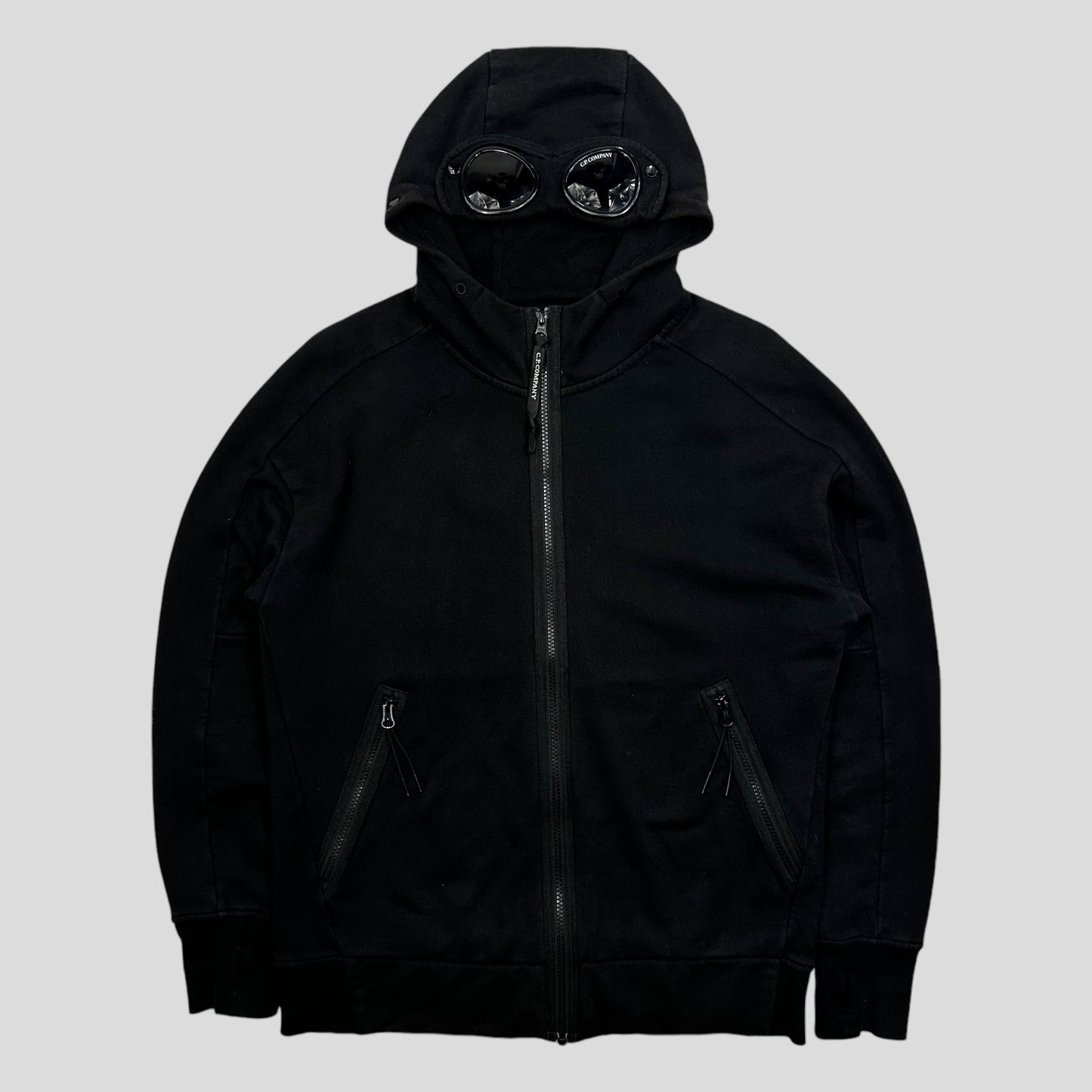 CP Company AW20 Goggle Hood Zip-up Hoodie - M