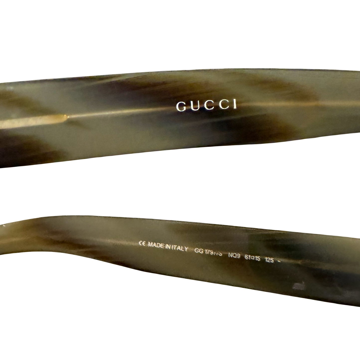 Gucci Monogram Sunglasses In Olive Green | O/S, Green