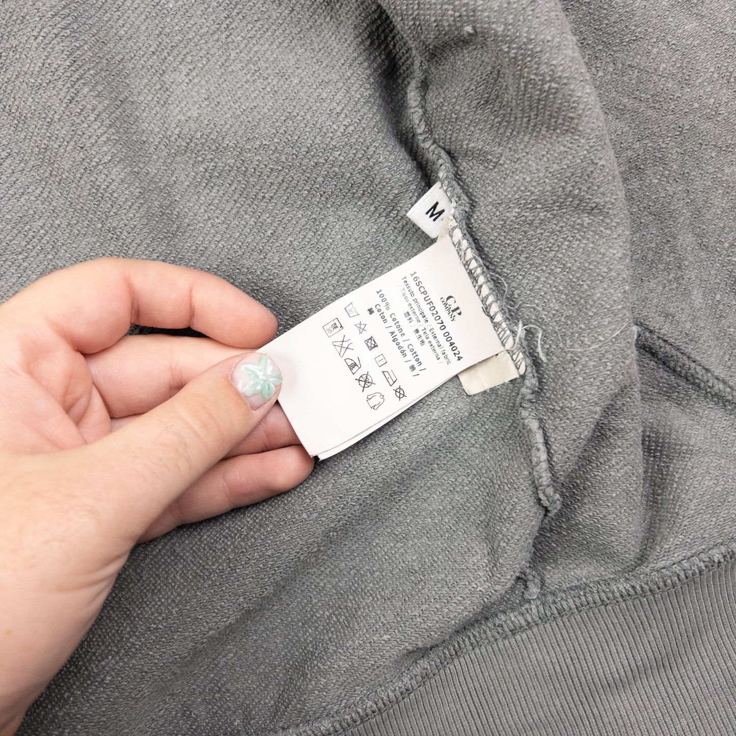 Vintage CP Company Goggle Hood Zip Up Hoodie Size S