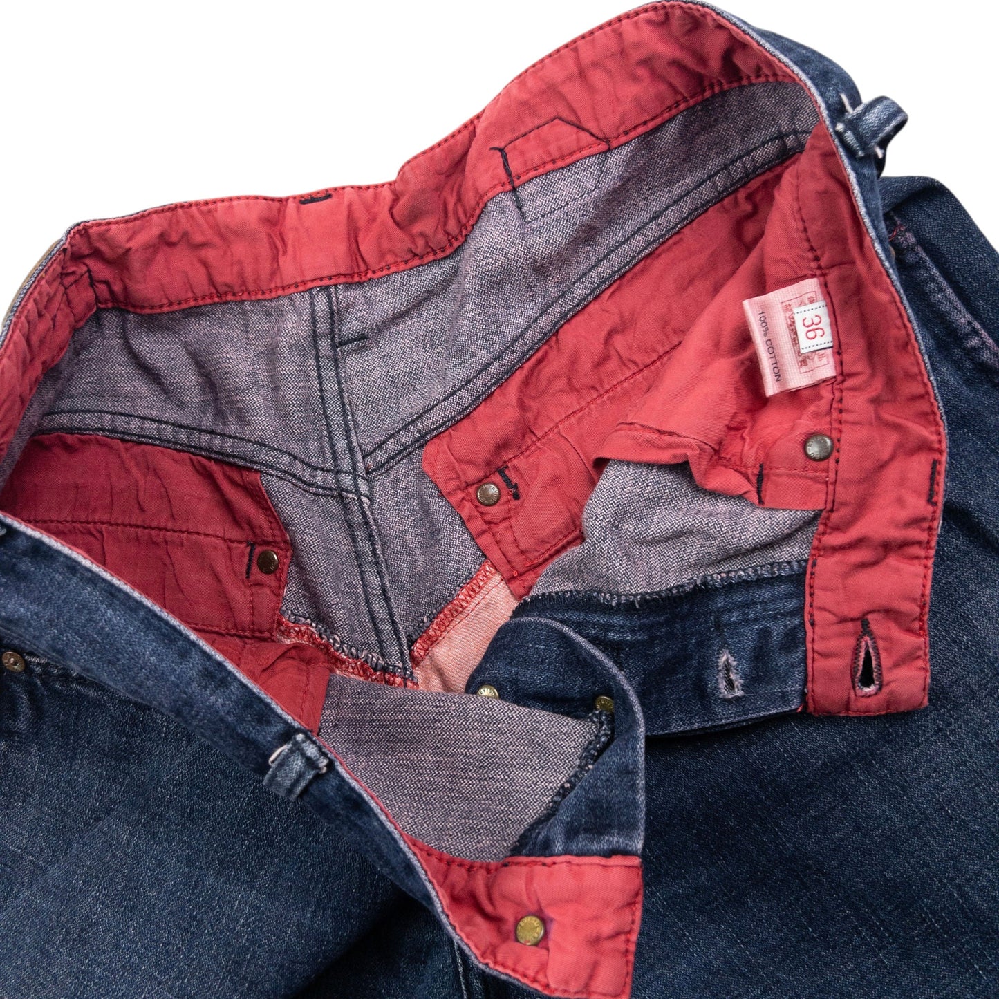 Vintage Evisu Daicock Japanese Denim Jeans Size W35