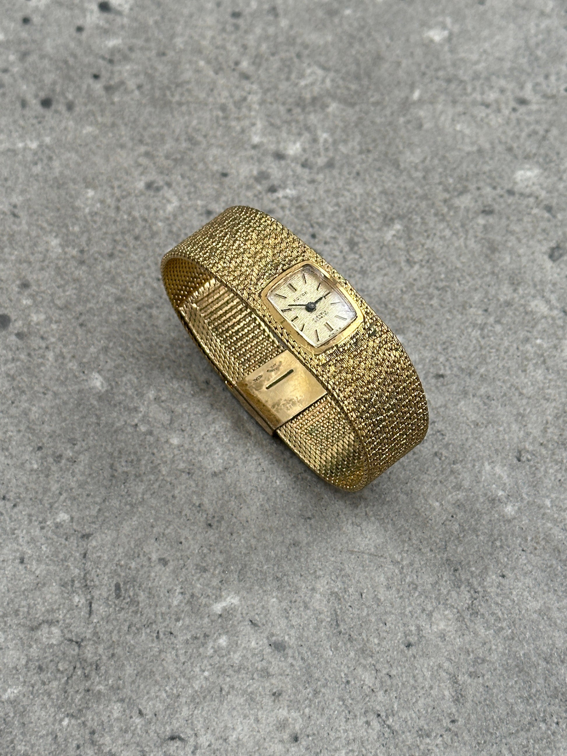 Vintage Royce 1970s Swiss Gold Tone 17 Jewel Watch