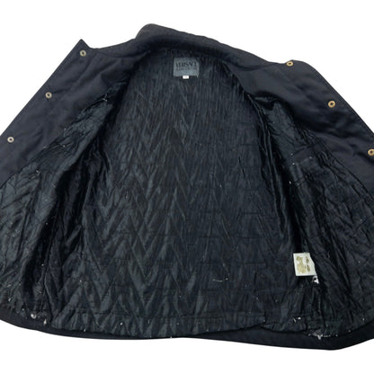 Vintage 2000s Versace Jeans Couture Padded Jacket Size S | Small, Black