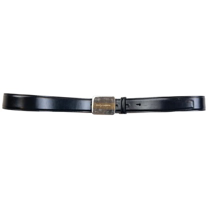 Vintage 2000s Dolce & Gabbana Leather Belt Size XL | O/S, Black