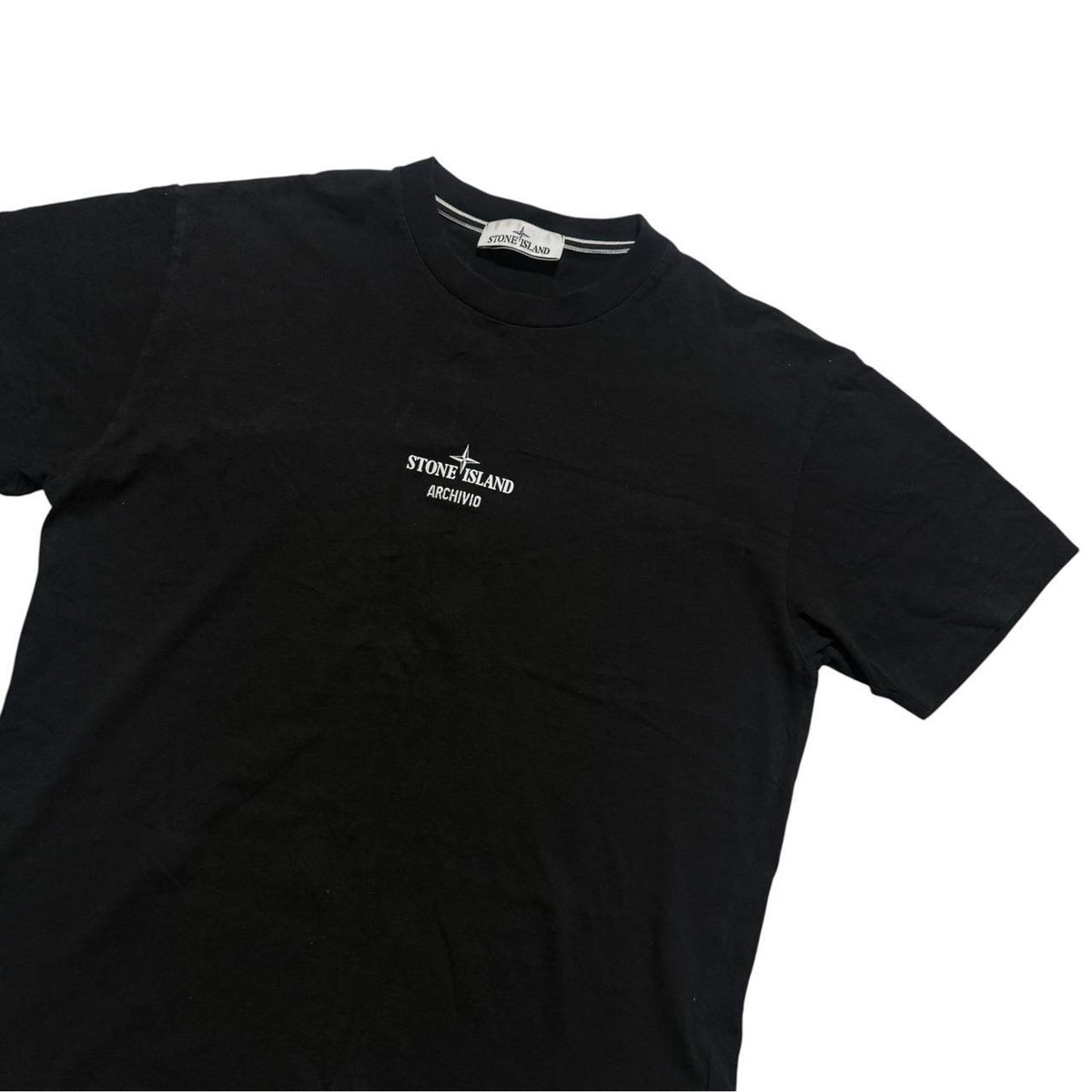 Stone Island Archivo Pure Metal Shell T-Shirt | XL, Black