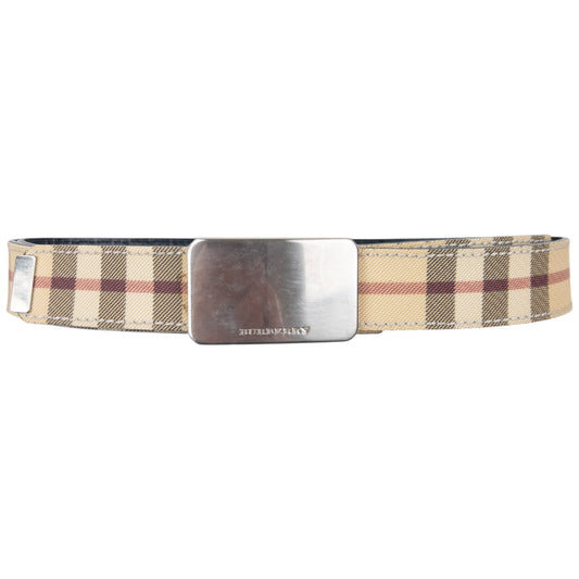 Vintage 2000s Burberry Nova Check Belt Size W32