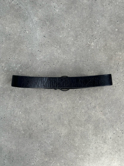 Vintage 1990s Leather Aged Belt - W32-37