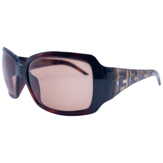 Vintage 2000s Fendi Monogram Sunglasses | O/S, Brown