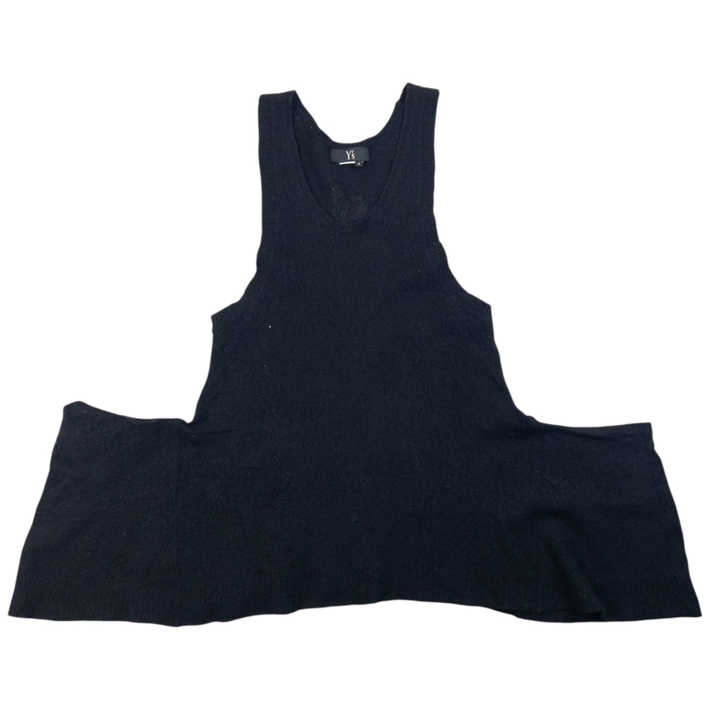 Vintage 90s Yohji Yamamoto Wool Vest Top Womens Size S | Small, Black