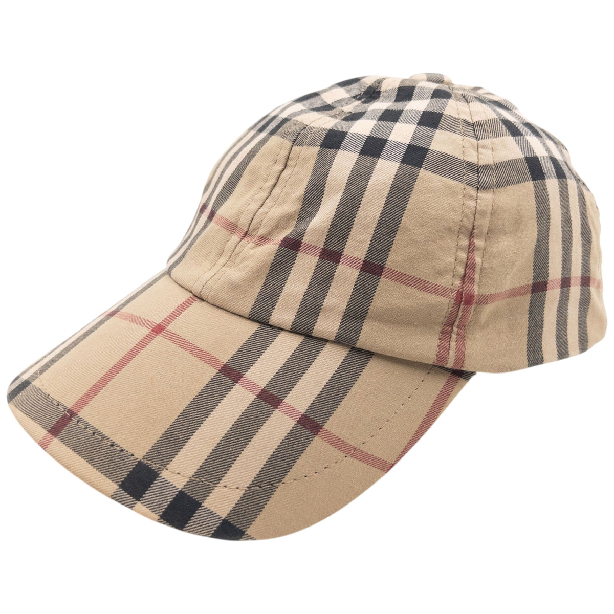 Vintage 2000s Burberry Nova Check Hat | O/S, Beige